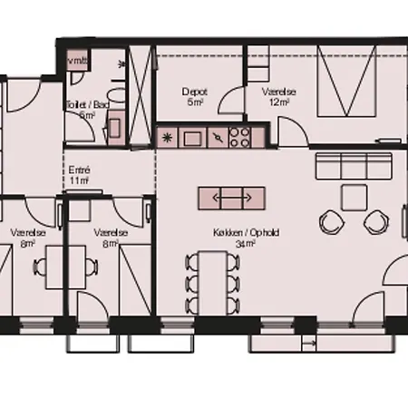 Apartmán Fantastic 3-br W French Balconies - 149